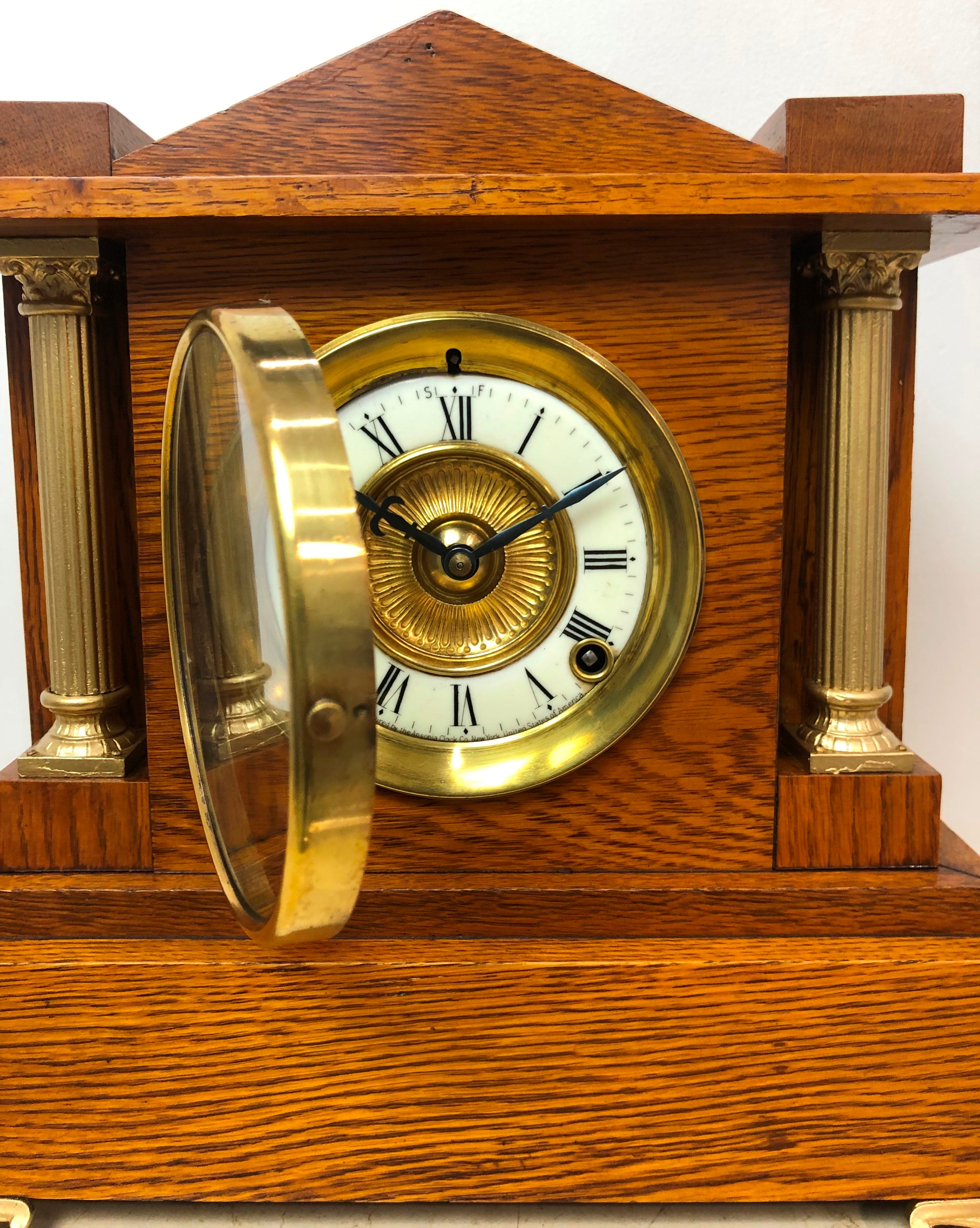 Antique ANSONIA New York Chime Mantel Clock | eXibit collection