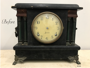 Antique Sessions Quartz Battery Mantel Clock  | eXibit collection