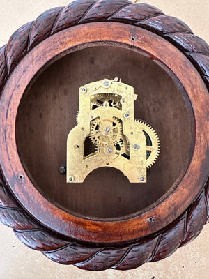 Antique Ansonia Cable Lever Wall Clock | eXibit collection