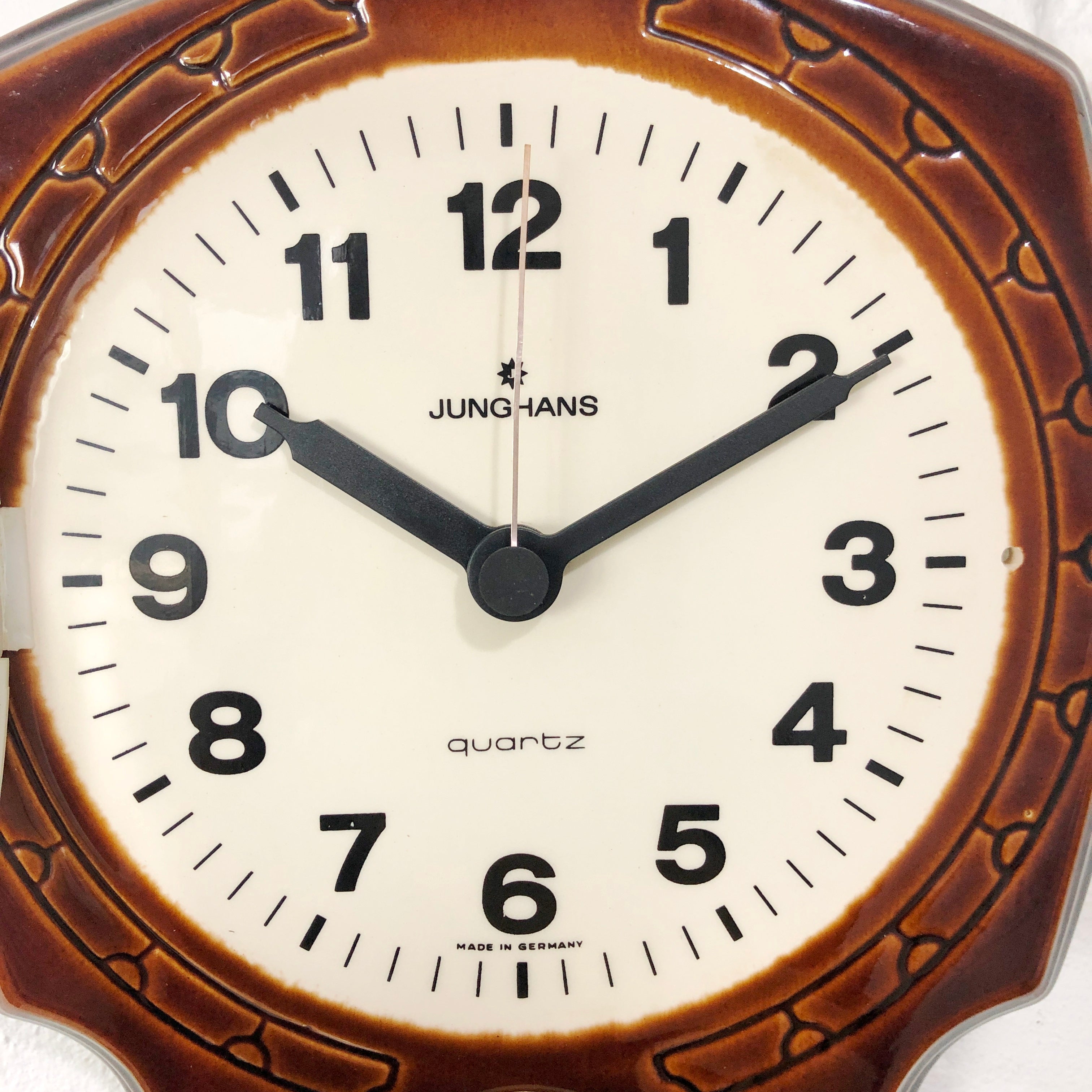 Vintage Junghans Kitchen Timer Quartz Ceramic Wall Clock | eXibit collection
