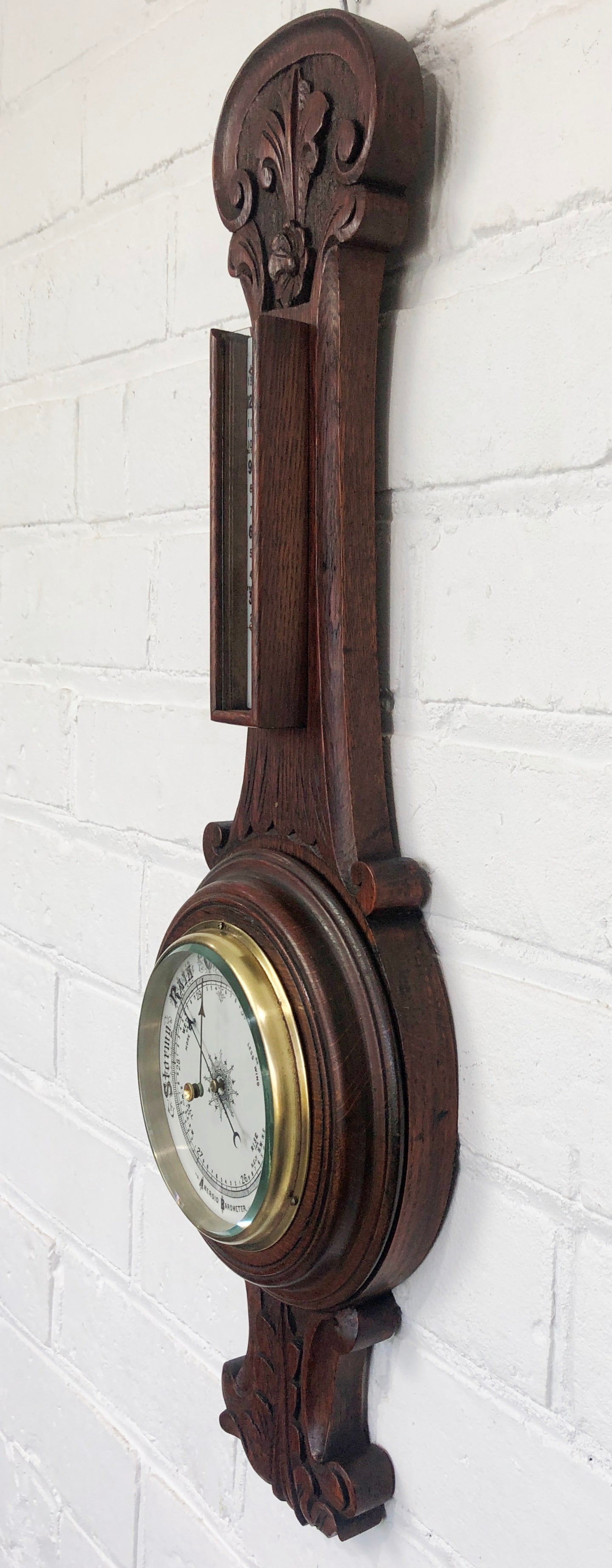 Original Vintage Wall Barometer & Thermometer | eXibit collection