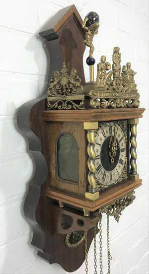 Vintage Atlas Dutch Wall Clock | eXibit collection