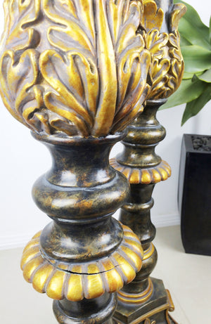 Ornate Torchere Pedestal Candle Stand | eXibit collection