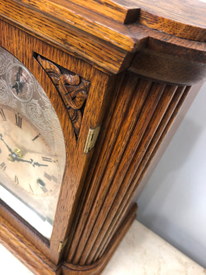 Original Antique HAC Battery Mantel Clock | eXibit collection