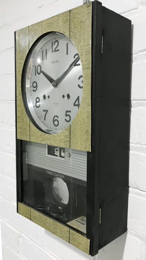 Original Vintage Seiko 30 Day Date Wall Clock | eXibit collection
