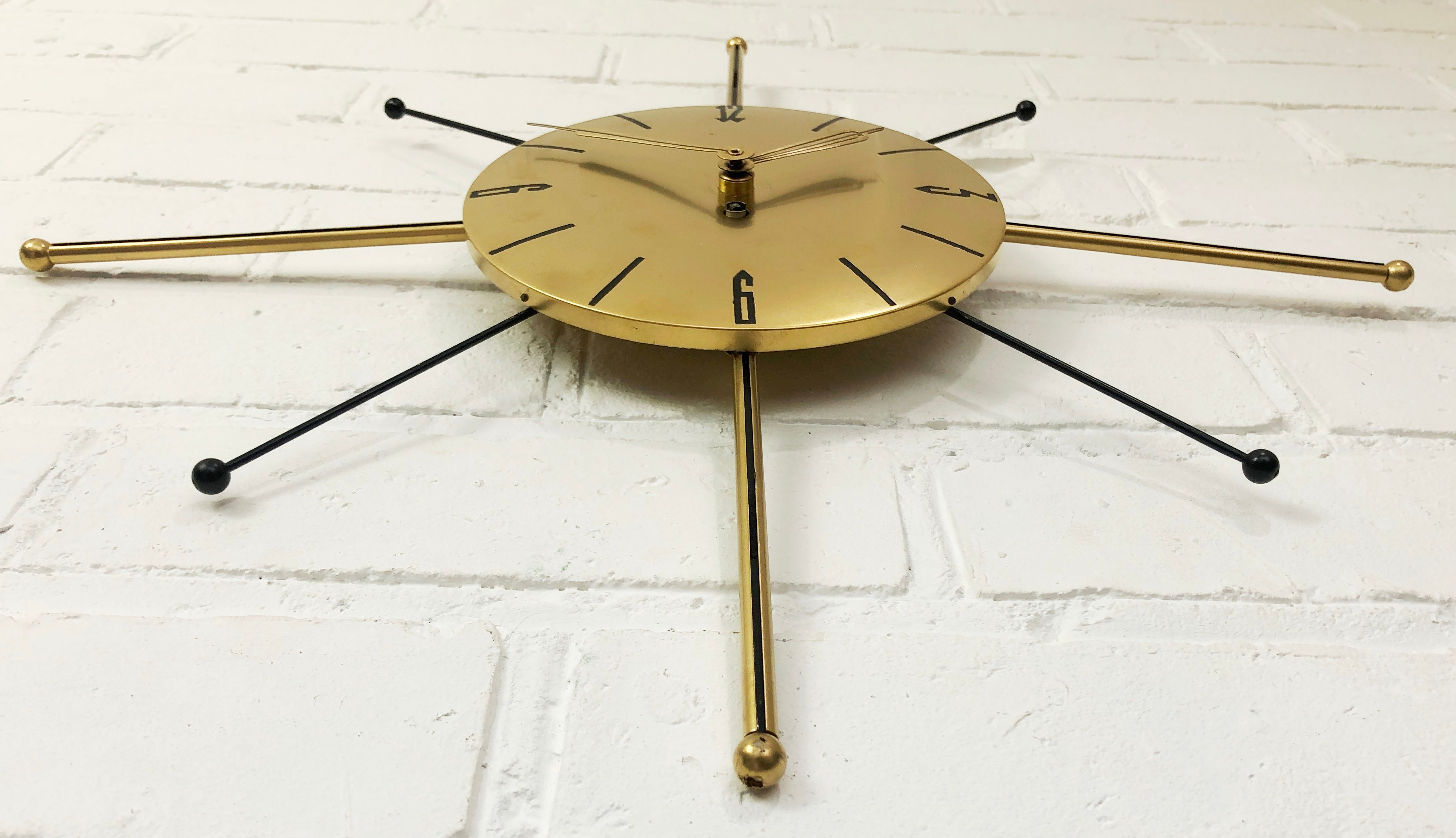 Vintage Starburst German Wall Clock | eXibit collection