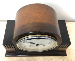Vintage ART DECO Foreign Hammer on Coil Chime Mantel Clock | eXibit collection
