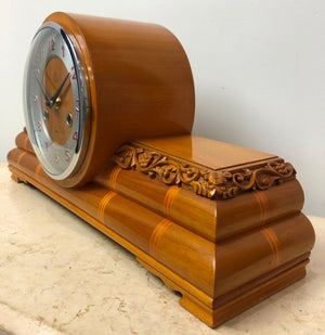 Vintage 555 15 Day China Battery Mantel Clock | eXibit collection