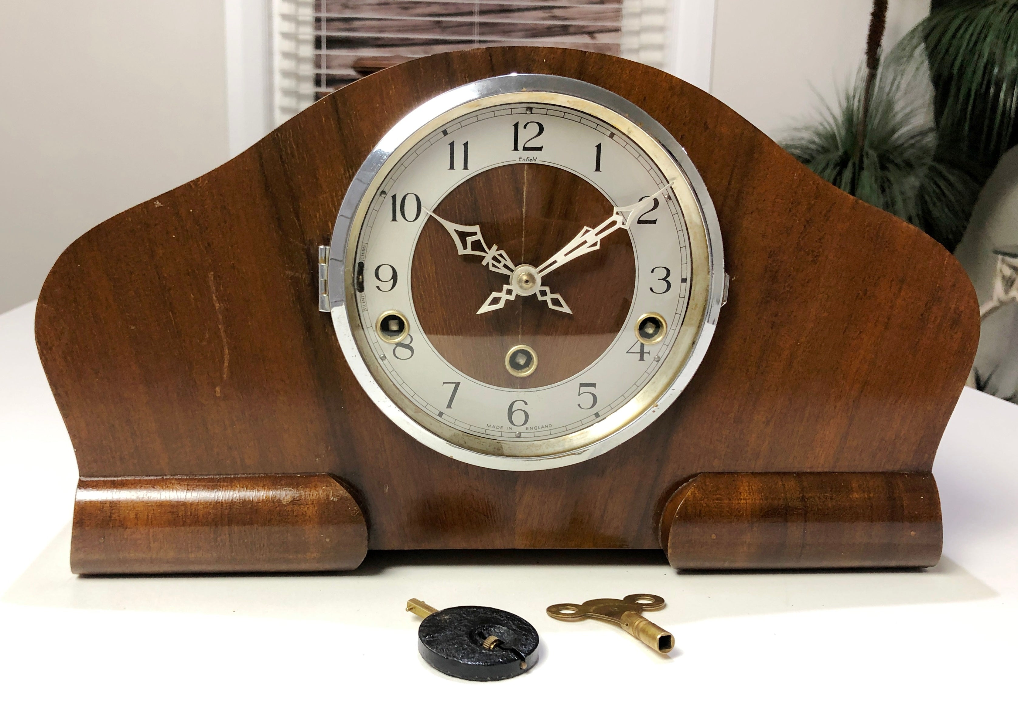 Vintage Enfield Westminster Chime Mantel Clock | eXibit collection