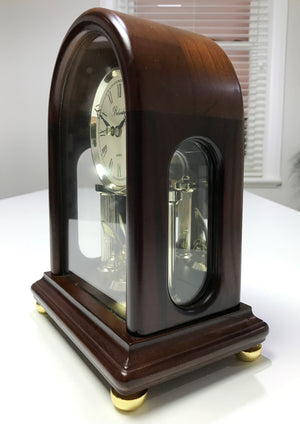 Belvedere Quartz Battery Carousel Mantel Clock | eXibit collection