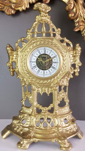 Vintage GERMAN Ornate Mantel Clock | eXibit collection