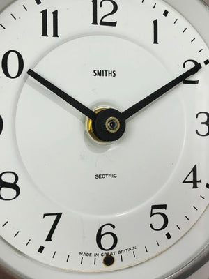 Vintage White Bakelite Smiths Sectric Kitchen Wall Clock | eXibit collection