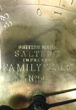 Vintage Cast Iron SALTER Kitchen Scale | eXibit collection