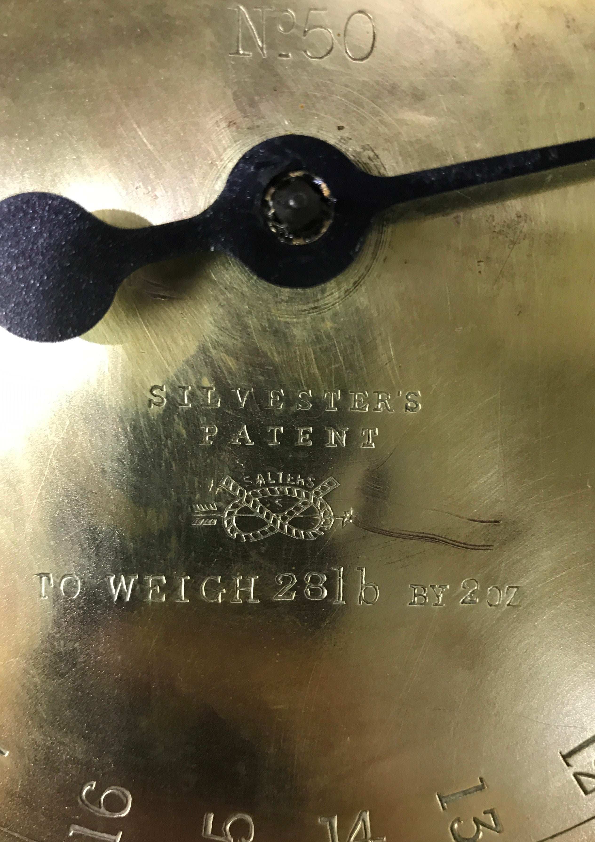 Vintage Cast Iron SALTER Kitchen Scale | eXibit collection