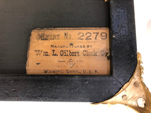 Antique Gilbert Bell & Hammer Chime Mantel Clock | eXibit collection