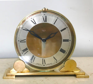 Vintage SMITHS Sectric Electric BRASS Mantel Clock | eXibit collection