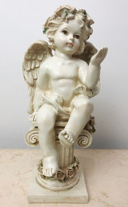 Vintage Hand Made Cherub / Cupid Ornament | eXibit collection