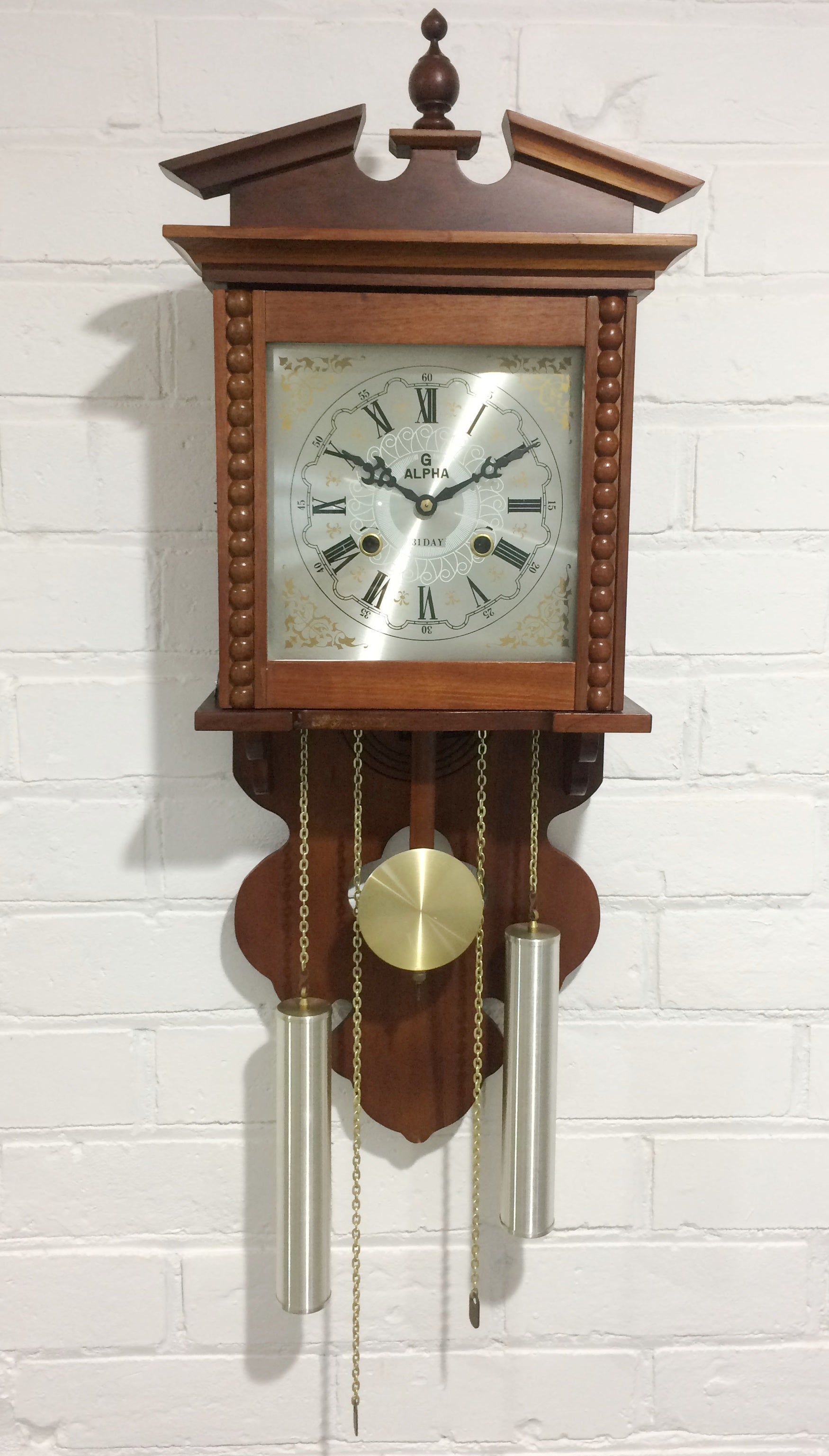 Vintage 31 Day Wall Clock | eXibit collection