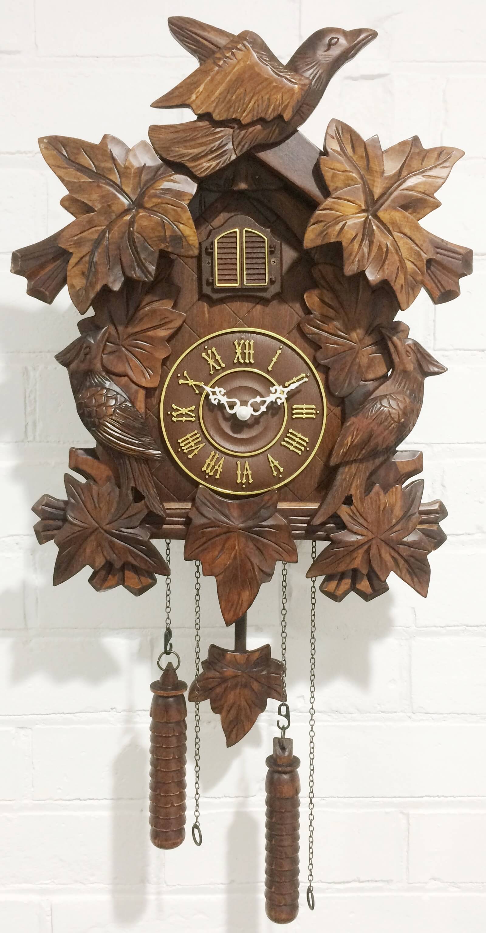 Vintage Battery Cuckoo Wall Clock | eXibit collection