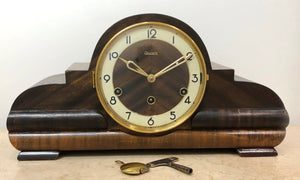 Vintage FHS UNICORN Westminster Chime Mantel Clock | eXibit collection