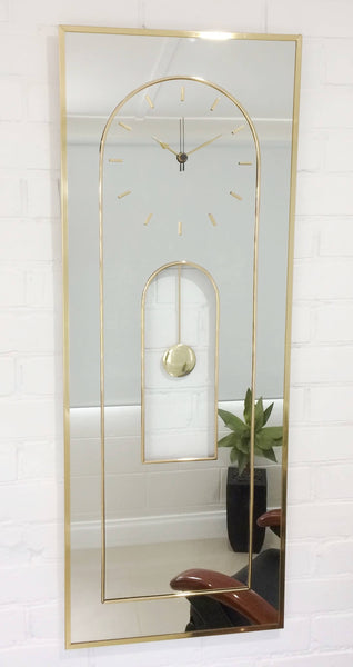 Wall Hanging Clock Mirror | eXibit collection
