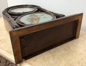 Antique Atkins Hammer on Coil Chime Cathedral Mantel Clock | eXibit collection