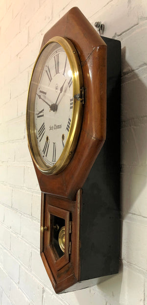 Original Antique Seth Thomas Chime Wall Clock | eXibit collection
