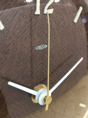 Vintage Metamec Electric Battery Mantel Clock | eXibit collection