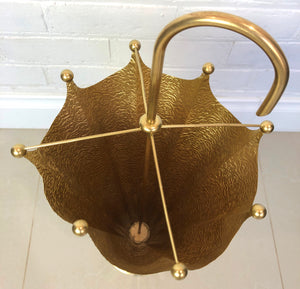 Original Vintage BRASS Umbrella Stand  | eXibit collection