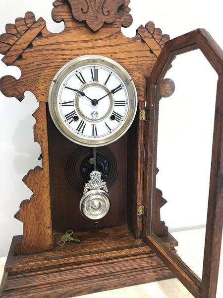 Antique Cottage Chime Mantel Clock | eXibit collection