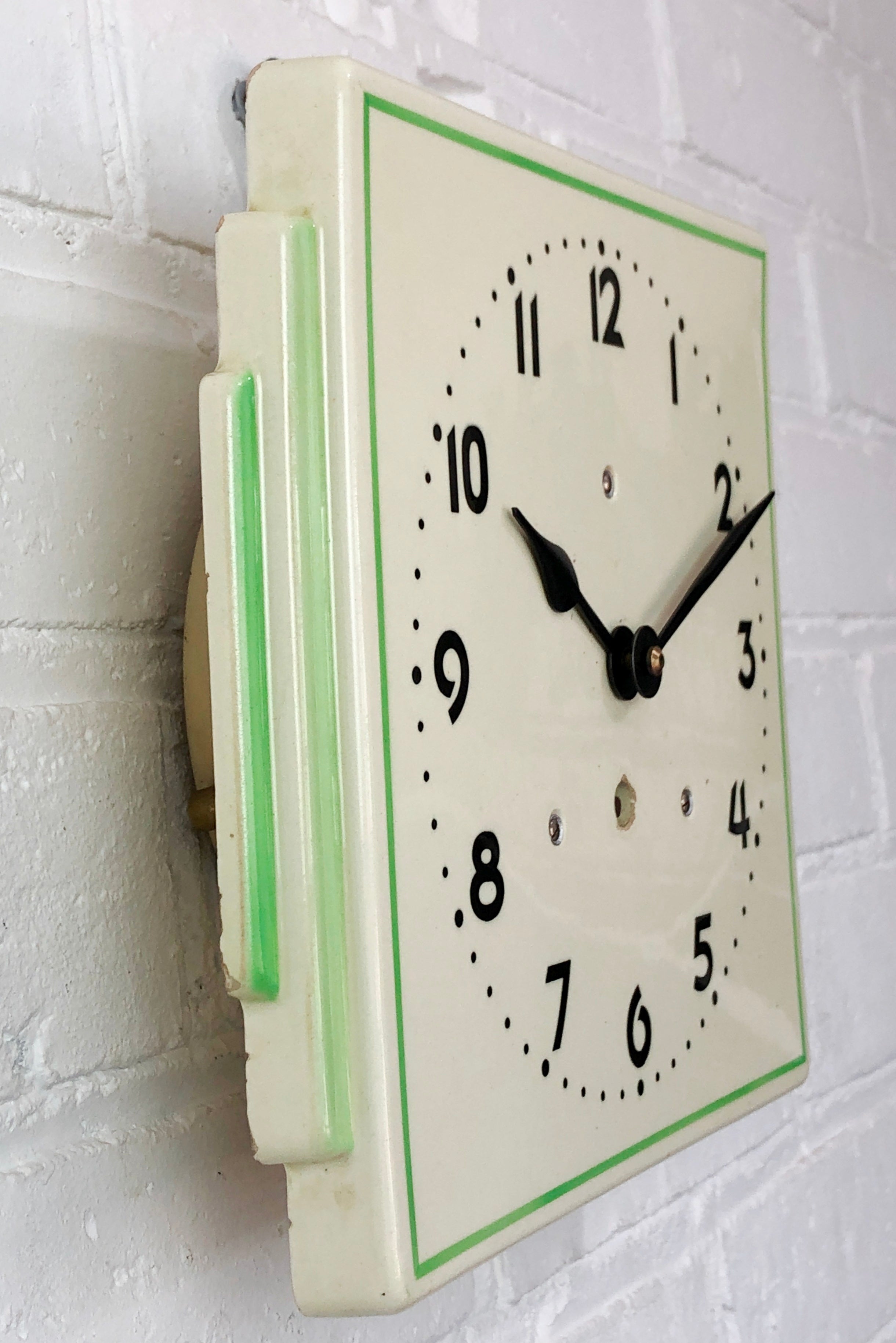 Vintage Ceramic Pendulum Kitchen Wall Clock | eXibit collection