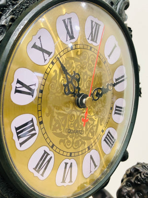 Vintage Baroque Style Quartz Mantel Clock | eXibit collection