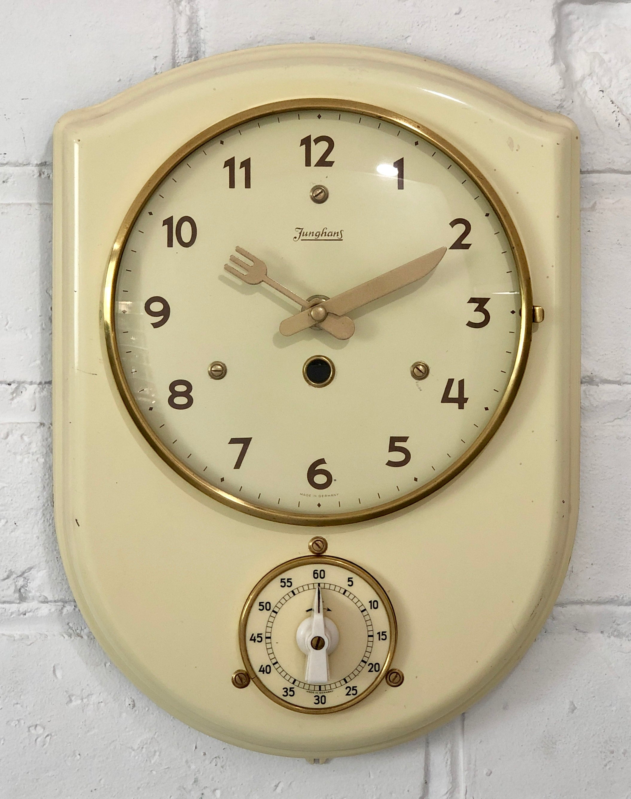 Vintage Junghans Kitchen Timer Wall Clock | eXibit collection
