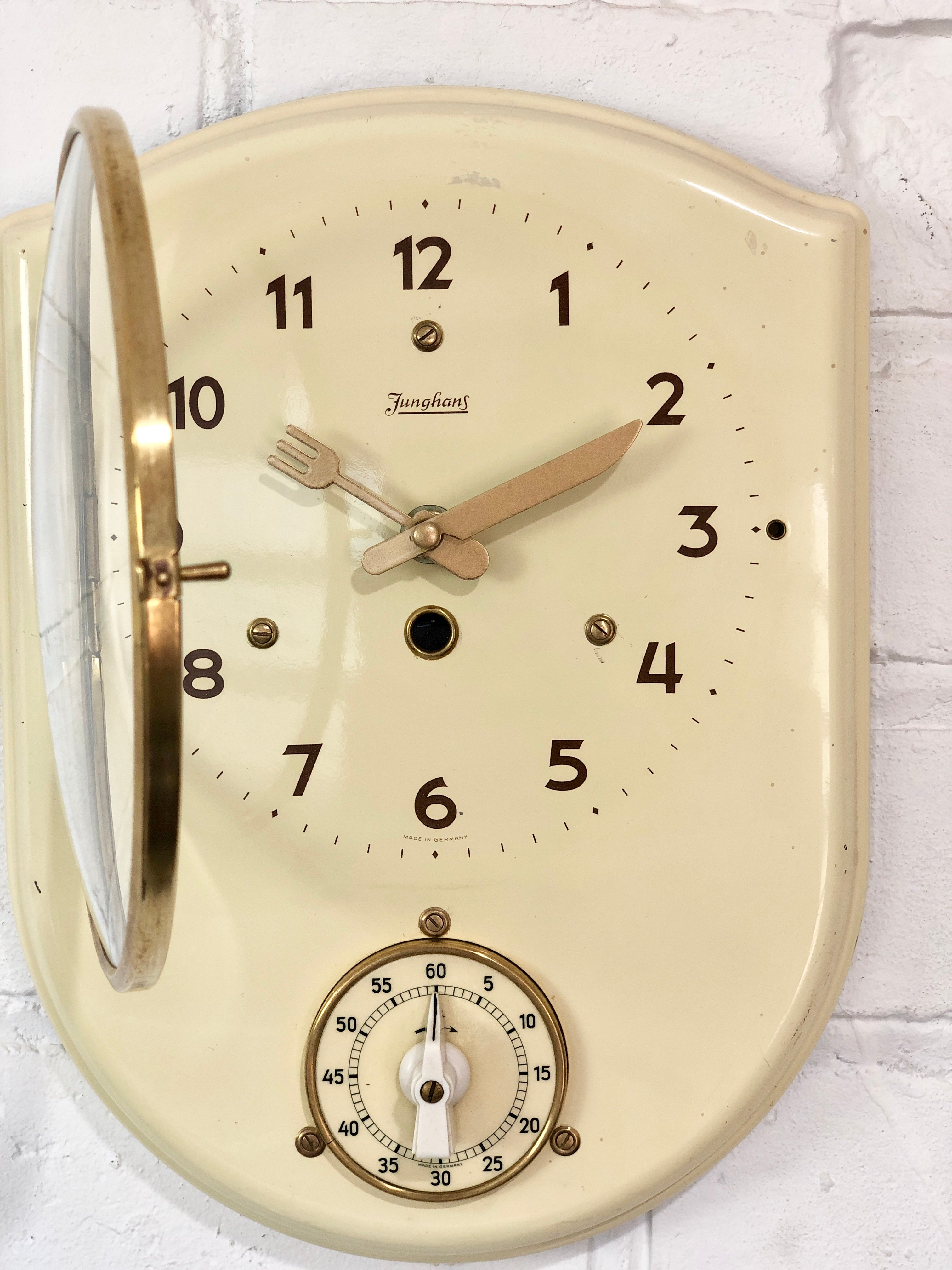 Vintage Junghans Kitchen Timer Wall Clock | eXibit collection