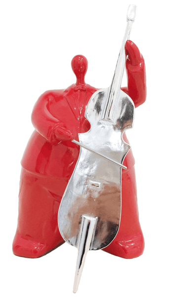 Cello Jazz Player Sculptured Ornament | eXibit collection