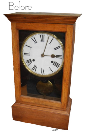 Antique Industrial Time Stamp Recorder Mantel Clock | eXibit collection