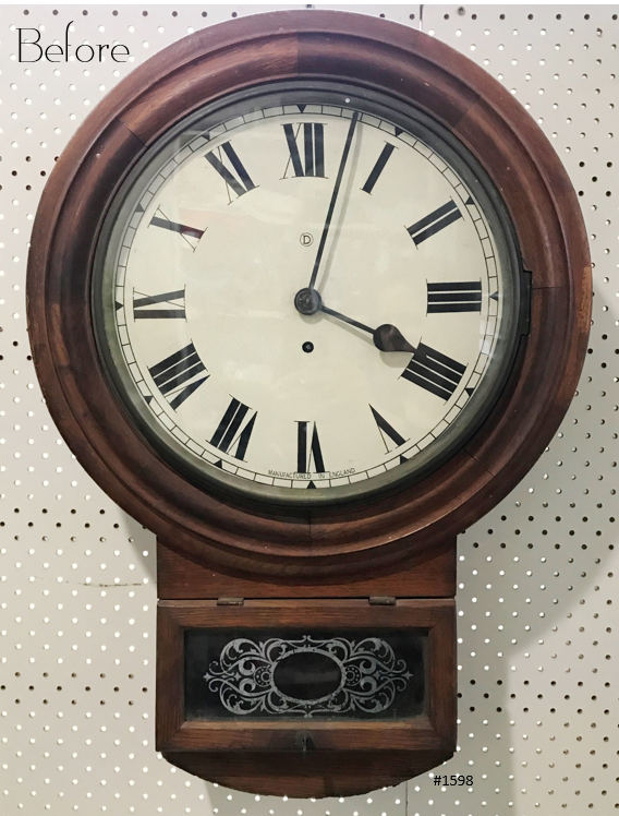 Antique Battery Wall Clock | eXibit collection