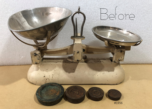 Vintage Cast Iron AVERY Kitchen Scale | eXibit collection