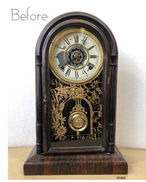 Antique Waterbury Cathedral Mantel Clock | eXibit collection