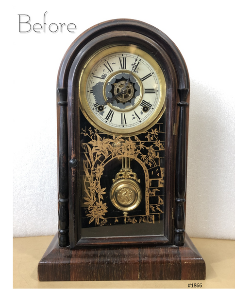 Antique Waterbury Cathedral Mantel Clock | eXibit collection